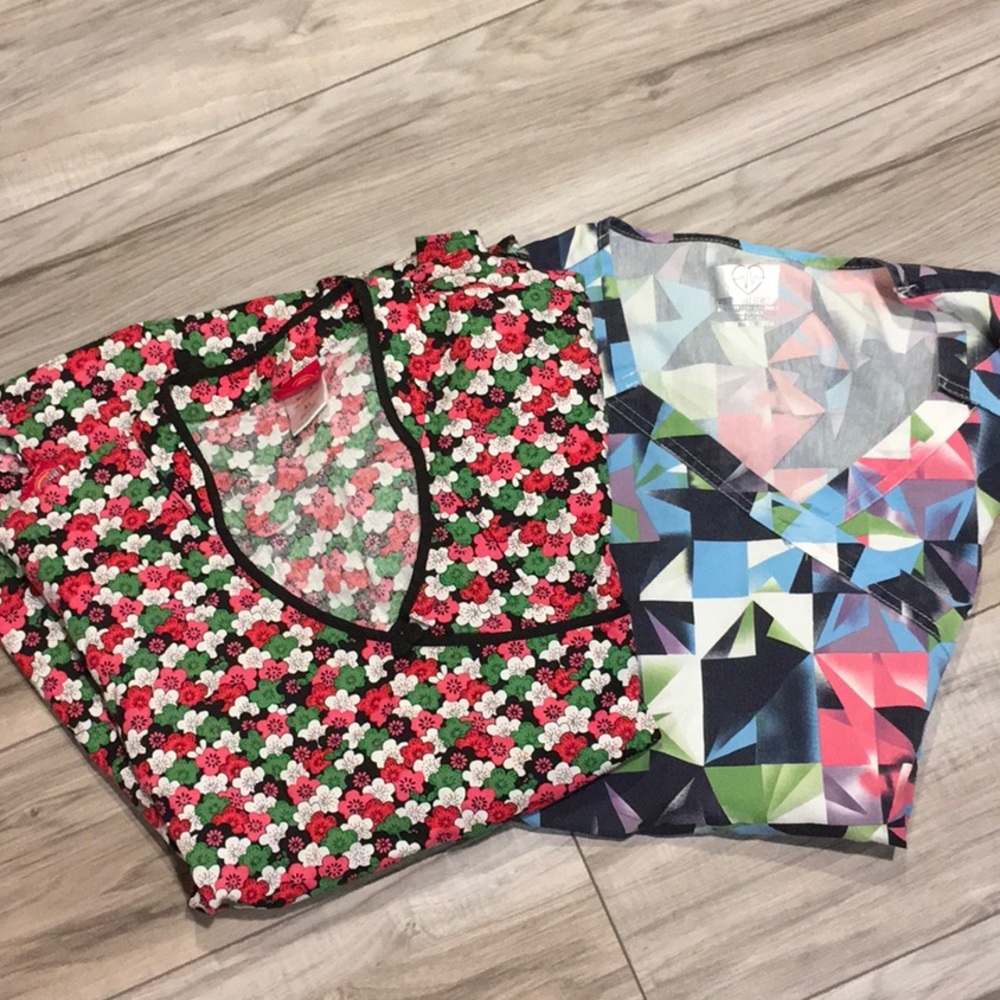 Scrub tops